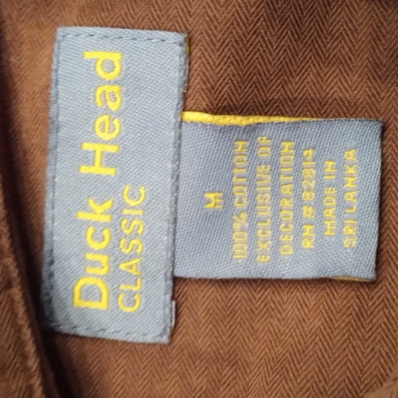Duck Head Classic Button Down Casual Mens Shirt Medium - Picture 2 of 3